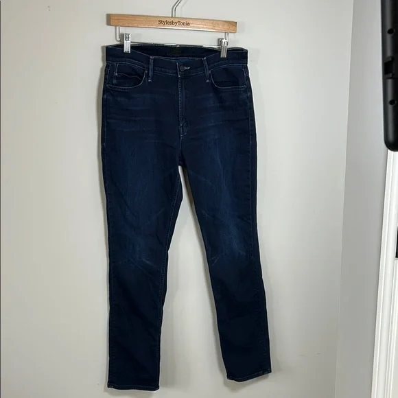 MOTHER The Mid Rise Dazzler Jean Skimp Night Tripper Sz 32 NEW - Picture 4 of 14